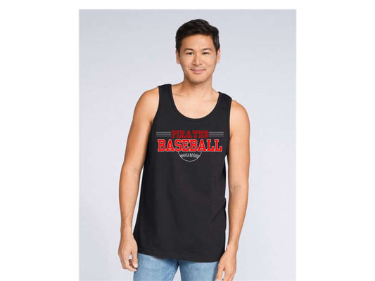 MENS TANK TOP PIRATE BASEBALL