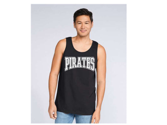 MENS TANK TOP PIRATES OUTLINED
