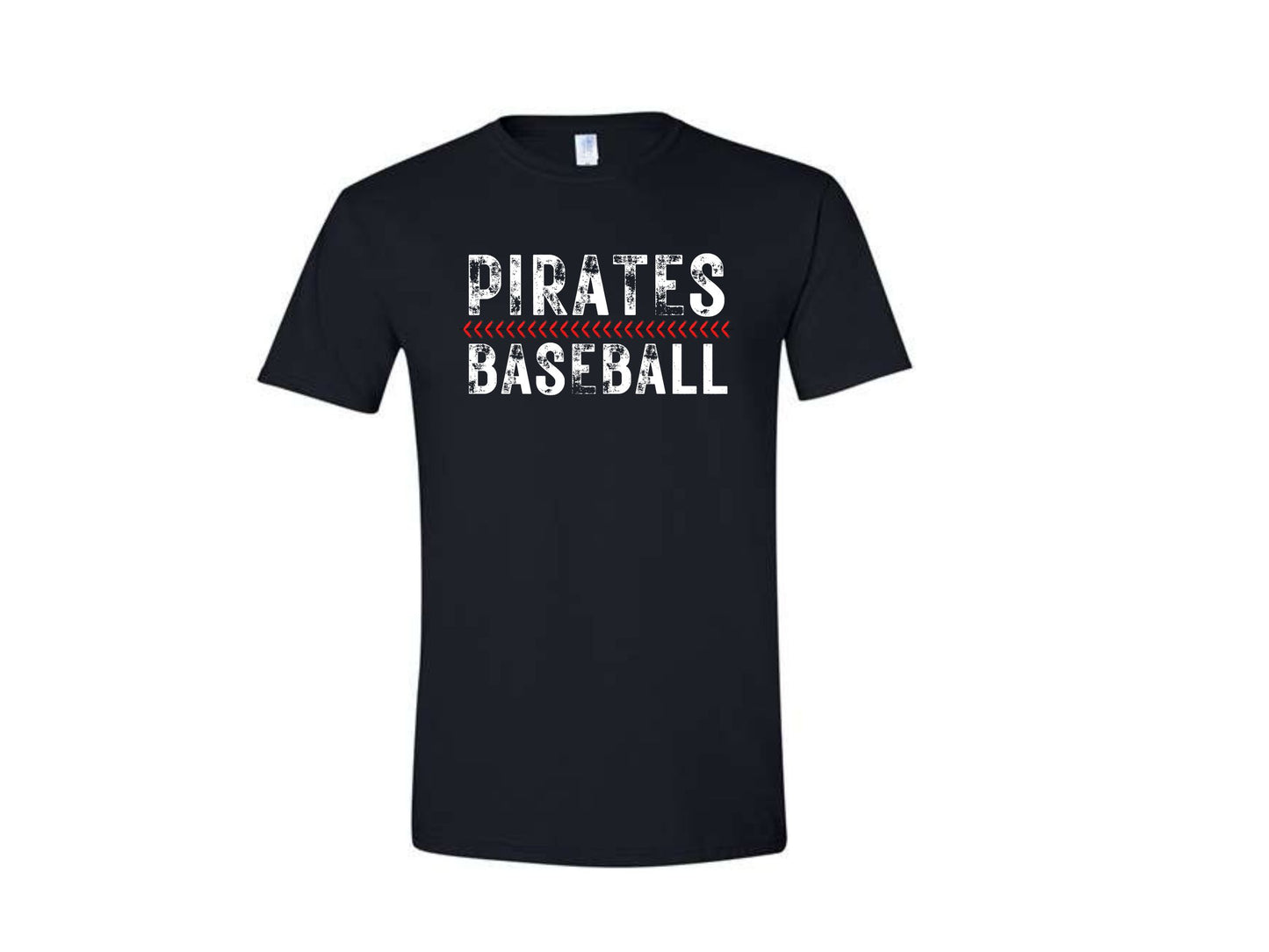 UNISEX SHORT SLEEVE SHIRT PIRATE BASEBALL SEAM
