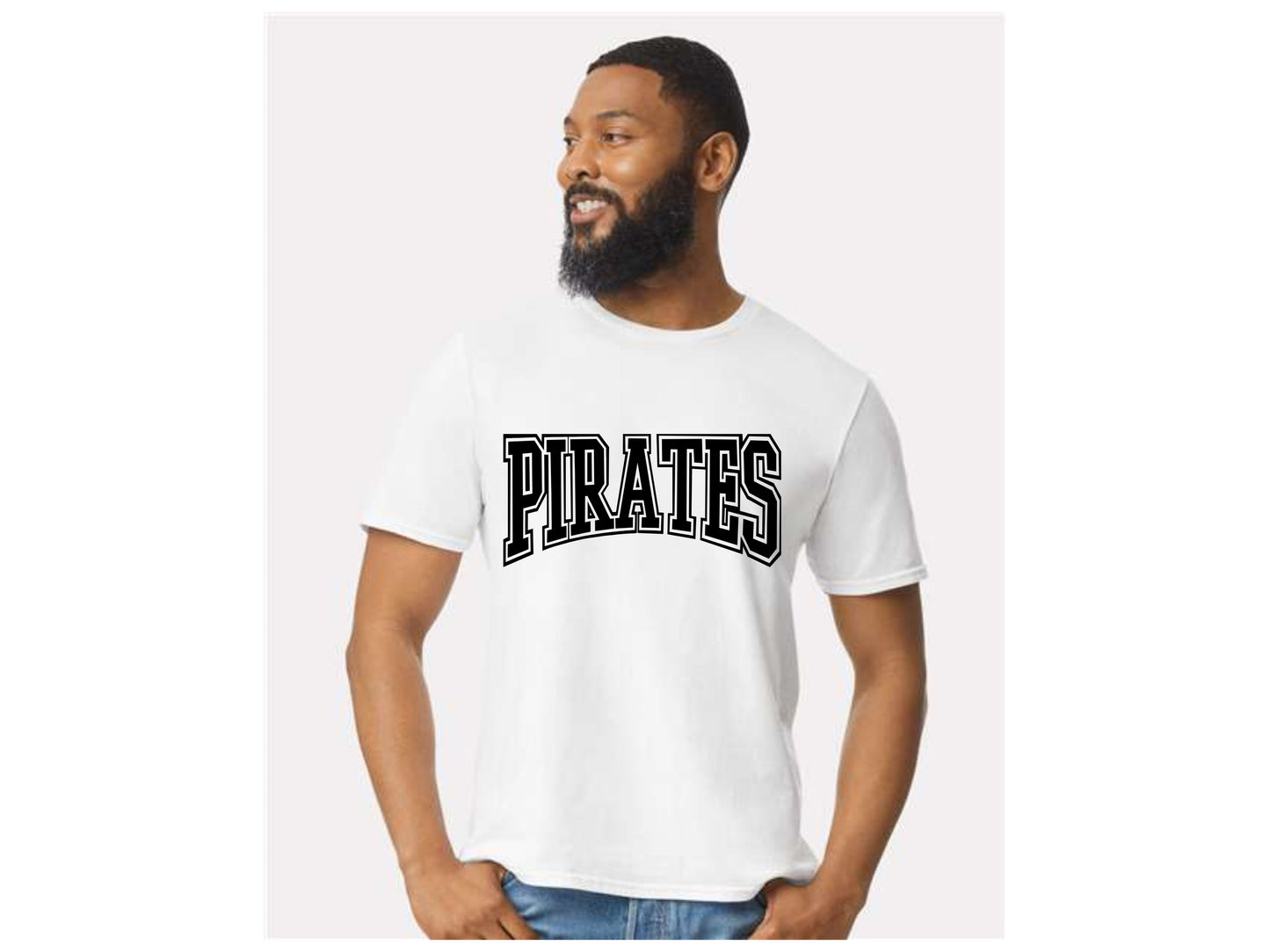UNISEX SHORT SLEEVE SHIRT OUTLINE PIRATE