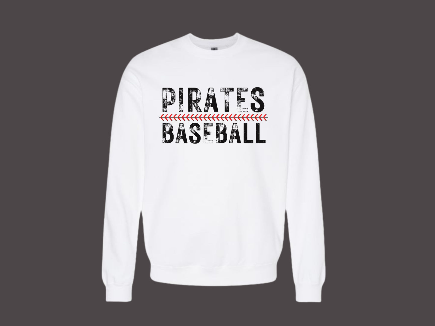 UNISEX SWEATSHIRT PIRATE BASEBALL SEAM