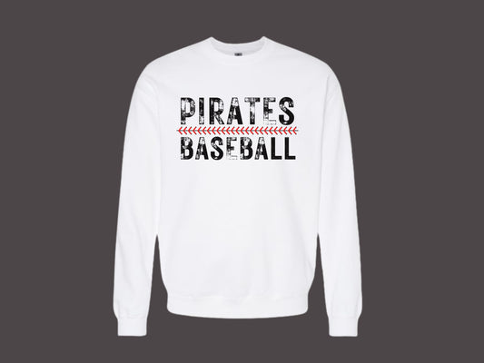 UNISEX SWEATSHIRT PIRATE BASEBALL SEAM