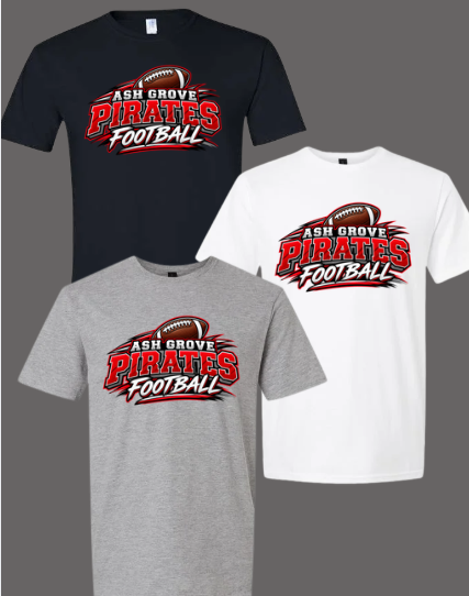 ASH GROVE PIRATES FOOTBALL SHORT SLEEVE SHIRT