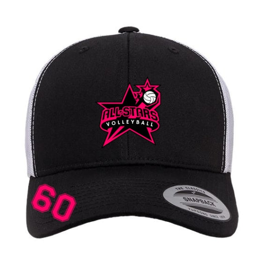 ALL-STAR BLACK CURVED ADJUSTABLE HAT