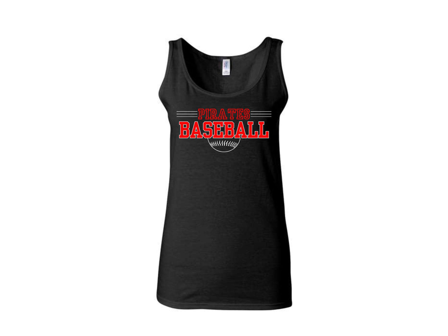 WOMENS TANK TOP PIRATE BASEBALL