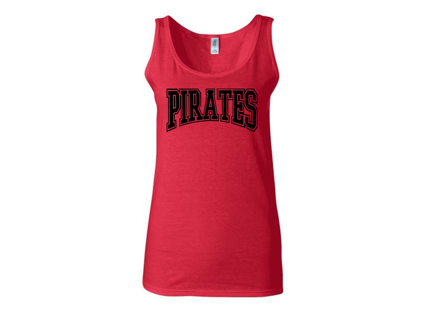 WOMENS TANK TOP PIRATES OUTLINED