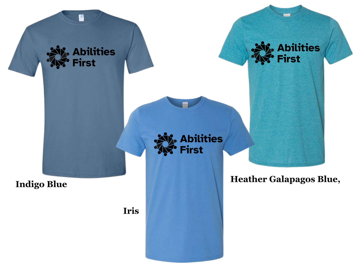 ABILITIES FIRST SHIRT - BLACK LOGO