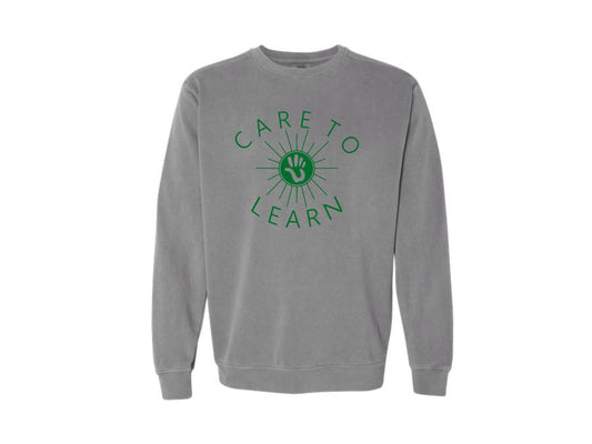 CARE TO LEARN COMFORT COLORS SWEATSHIRT UNISEX