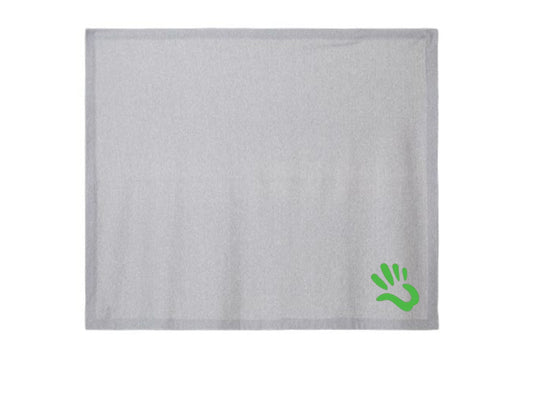 CARE TO LEARN Heavy Blend Fleece Stadium Blanket embroidered