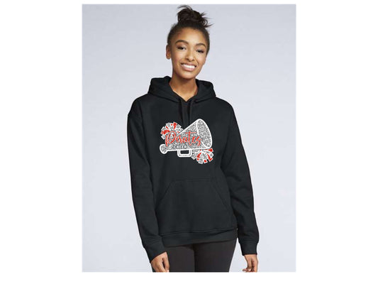 PIRATES CHEER PRINTED GLITTER HOODIE