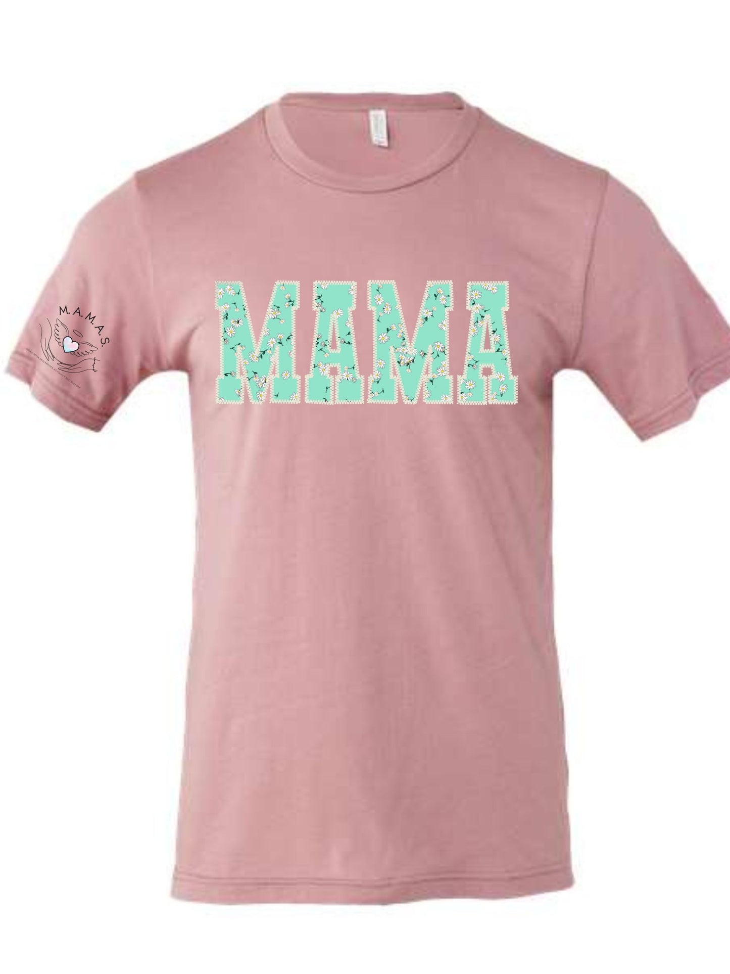 SPRING FORAL MAMA, ORCHID SHORT SLEEVE SHIRT