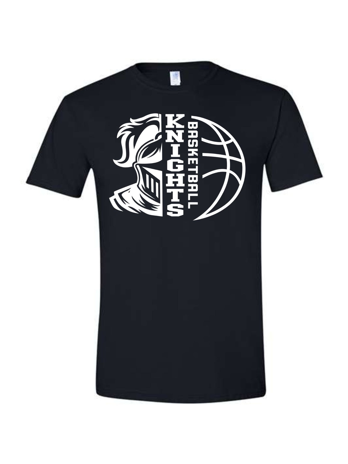 all white knights basketball design