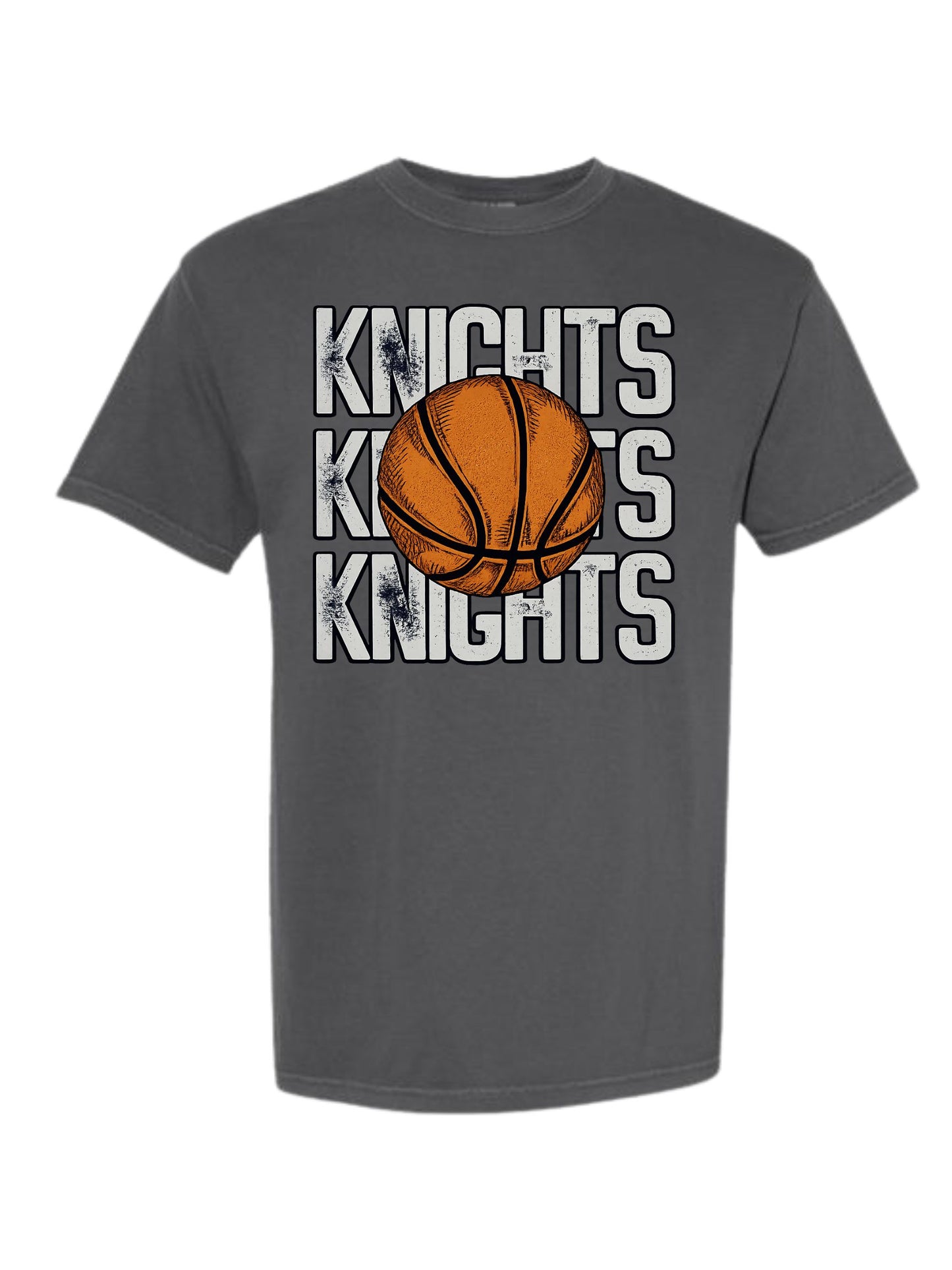 all white knights basketball design