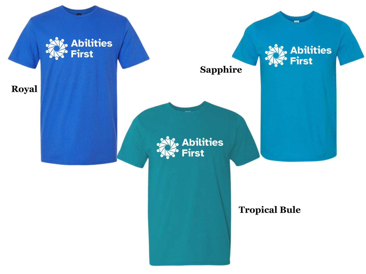 ABILITIES FIRST SHIRT - WHITE FONT