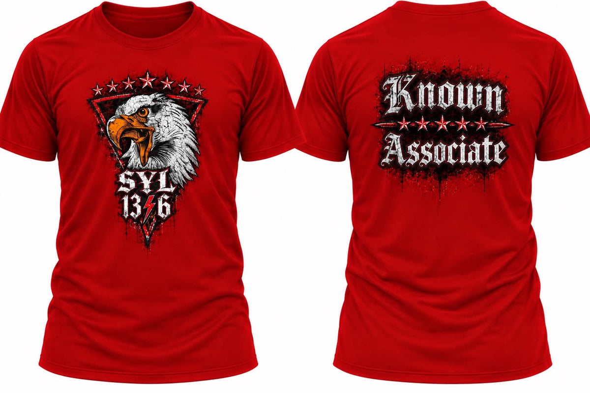 SYL 13/6 EAGLE KNOWN ASSOCIATE RED SHIRT