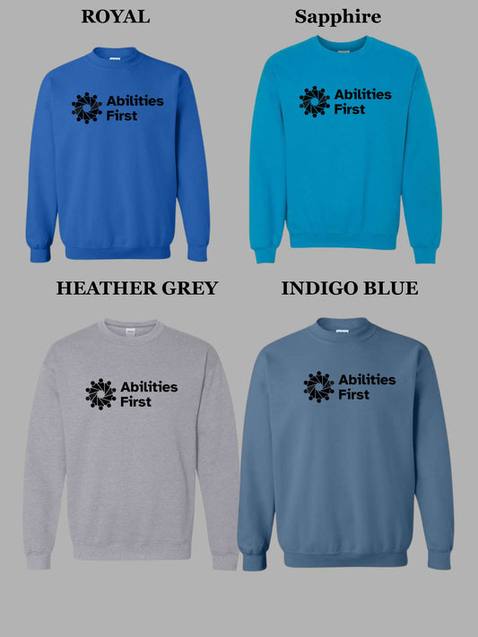 ABILITIES FIRST SWEATSHIRT BLACK LOGO
