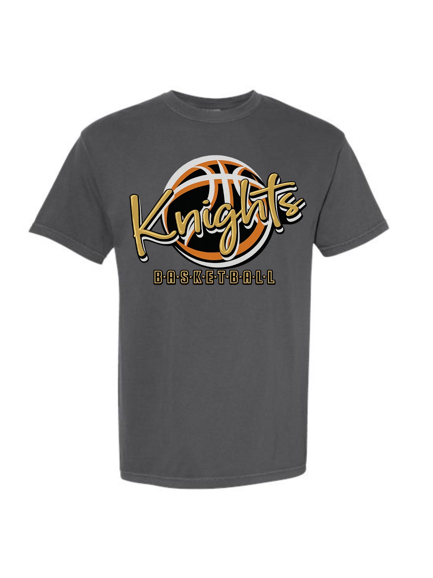knights basketball gold shirt