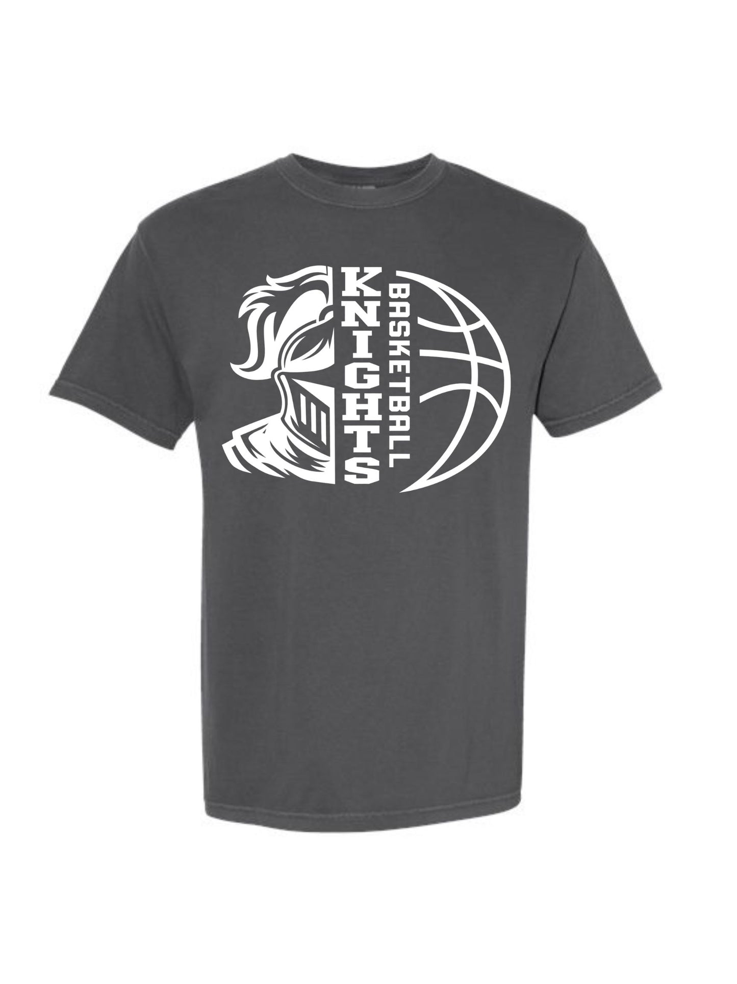 all white knights basketball design