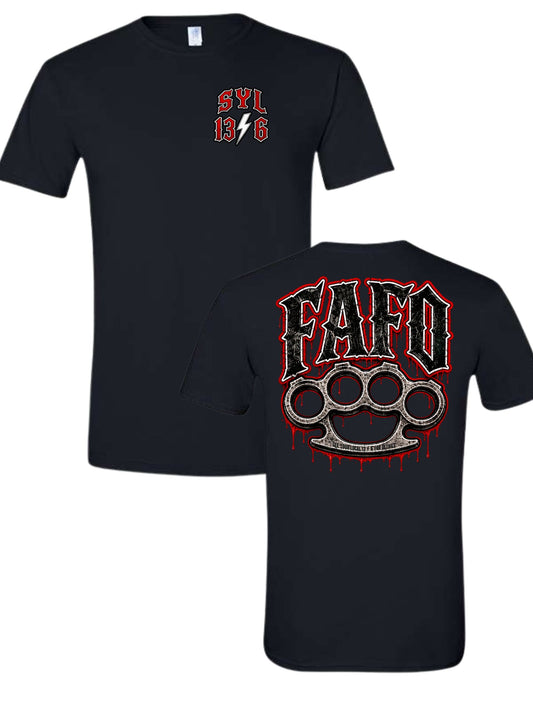 SYL 13/6 KNUCKLES 2.0 BLACK TEE