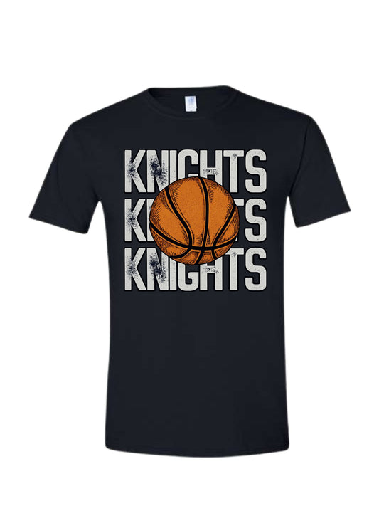 all white knights basketball design