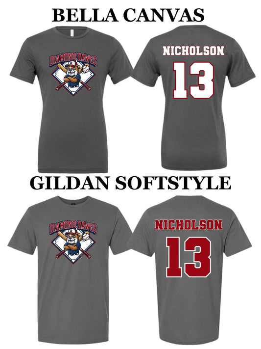 Diamond Dawgs Dark Grey Shirts