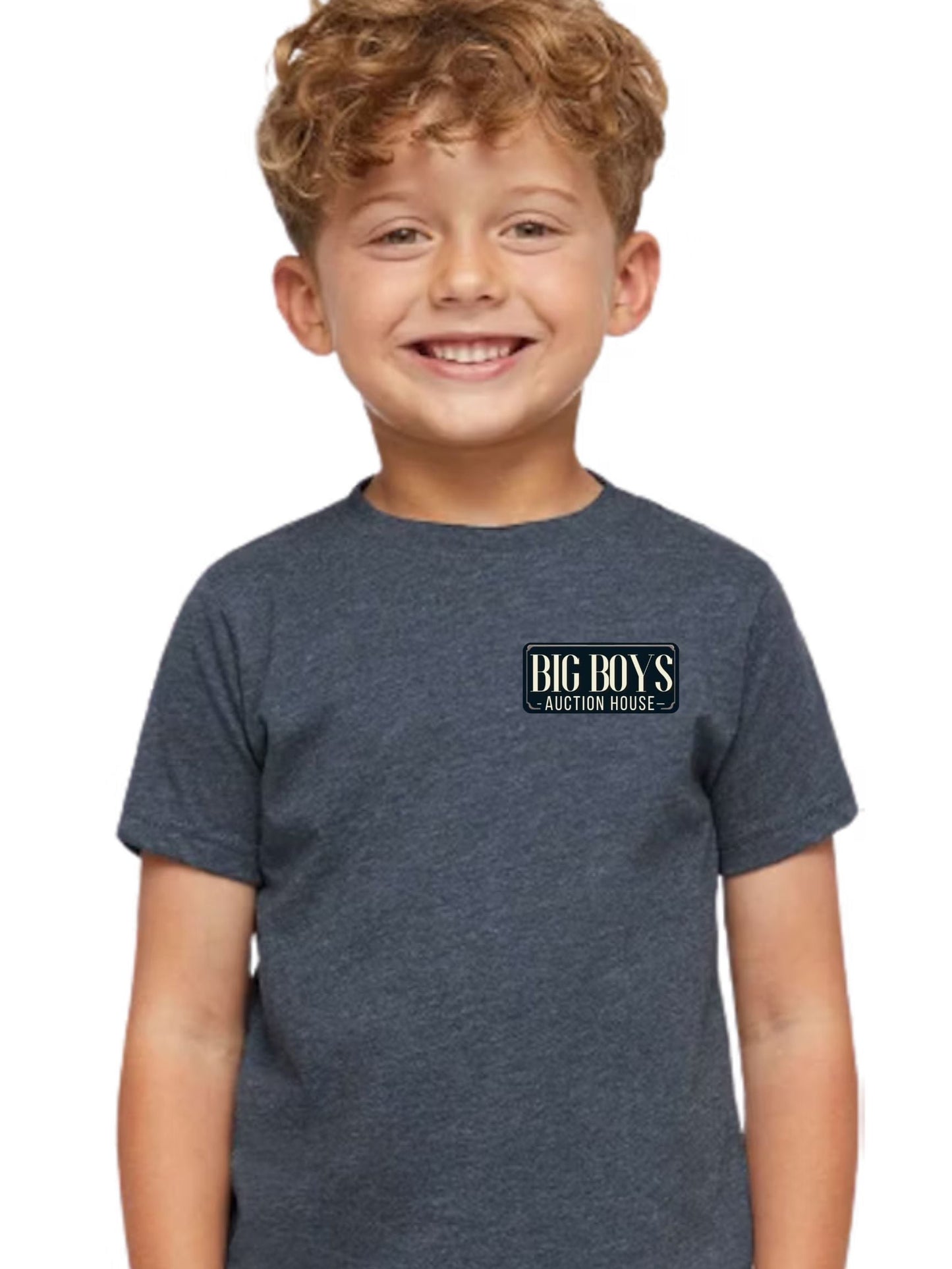 Big boys auction house kids shirts