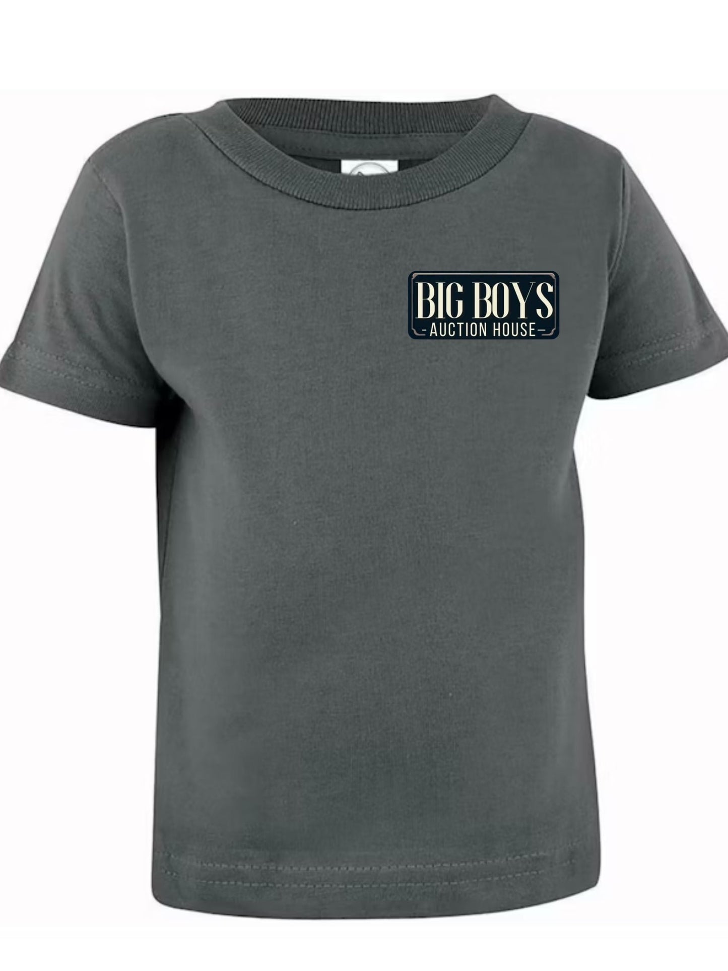 Big boys auction house kids shirts