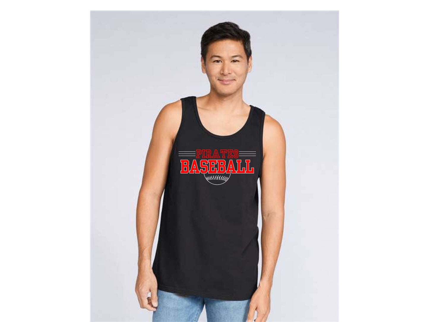 MENS TANK TOP PIRATE BASEBALL