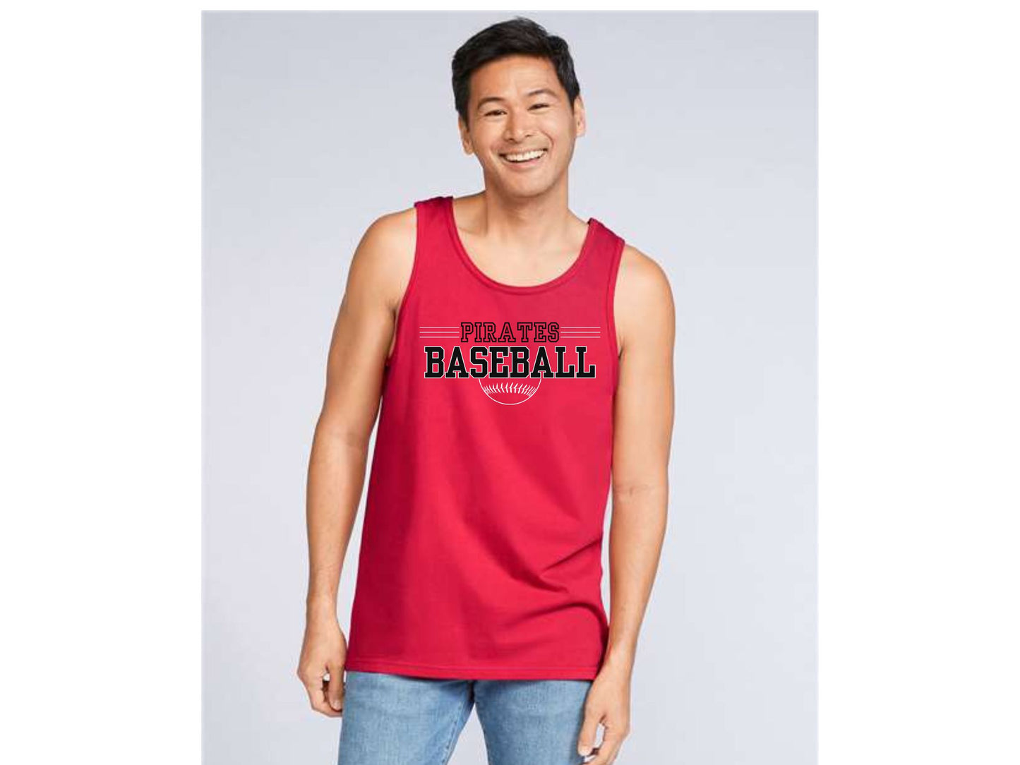 MENS TANK TOP PIRATE BASEBALL