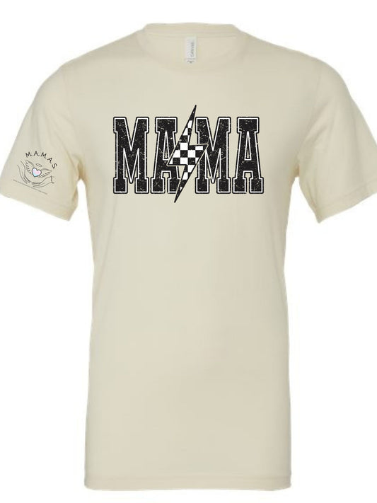 MAMA LIGHTENING DISTRESSED SHIRT OR SWEATSHIRT - NEAUTRAL COLOR