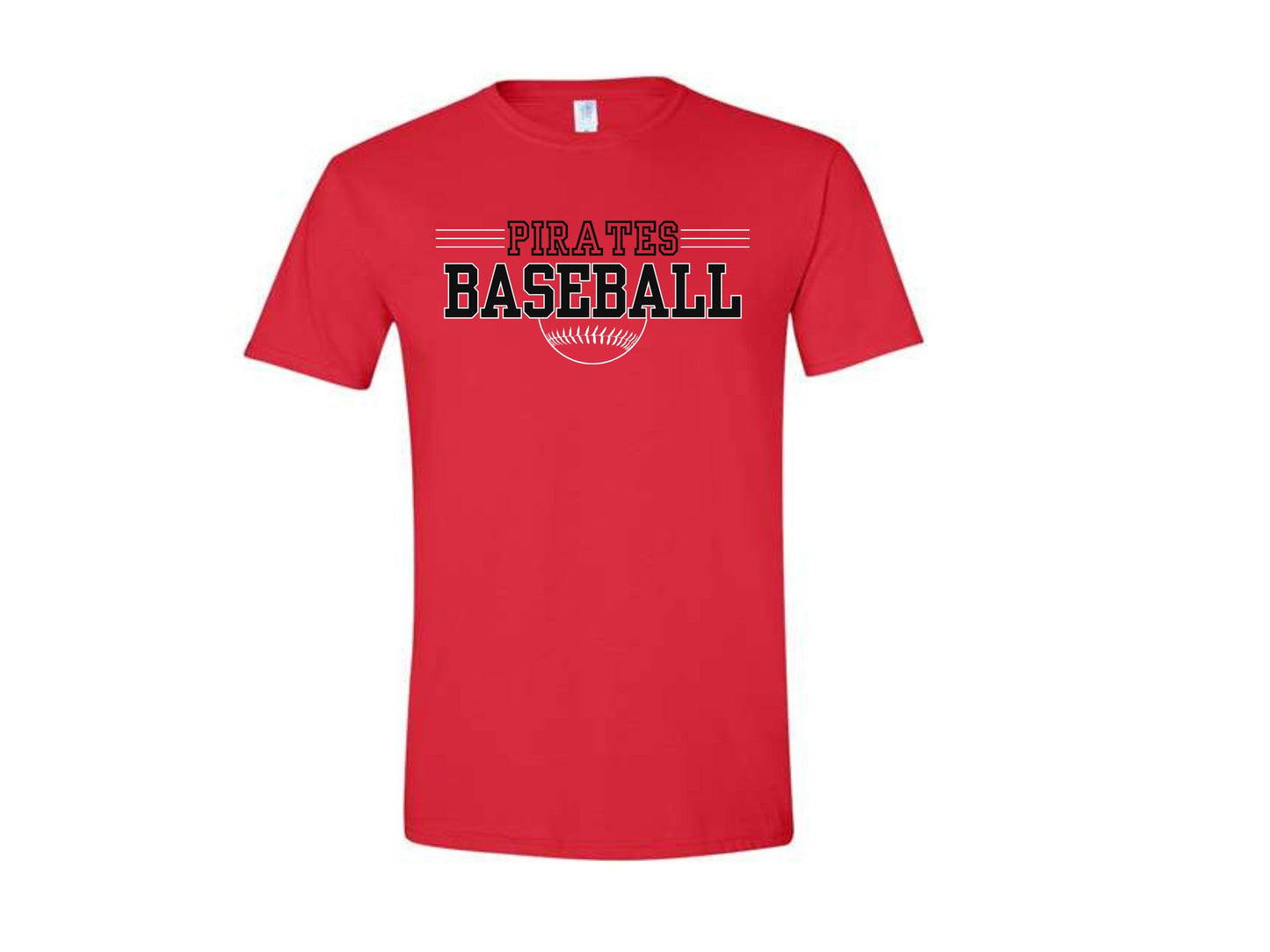 UNISEX SHORT SLEEVE SHIRT PIRATE BASEBALL
