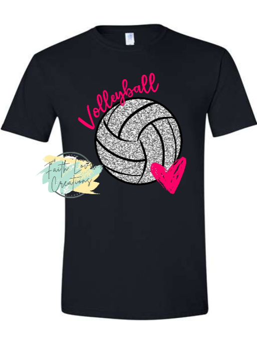 ALL STAR VOLLEYBALL HEART SHIRT