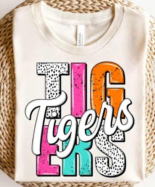 TIGERS MULTI COLOR TEE