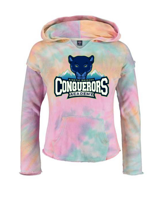 YOUTH TIE DYE PULLOVER HOOD SWEATSHIRT