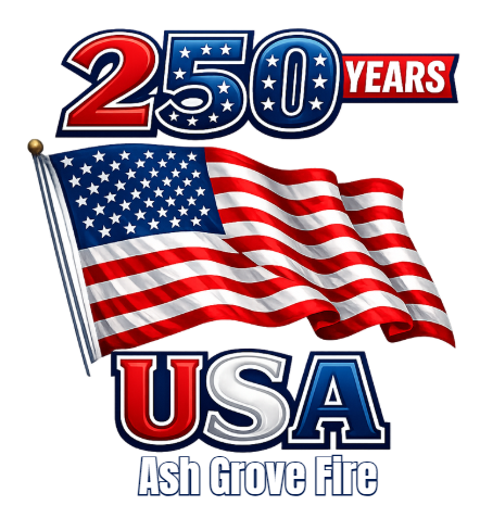 Ash Grove Fire celebrating 250 years USA shirt