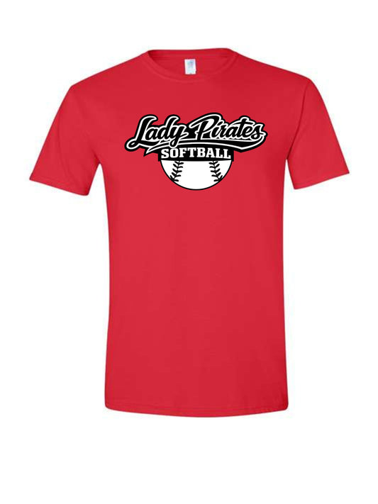 Lady Pirates Softball Red Shirt