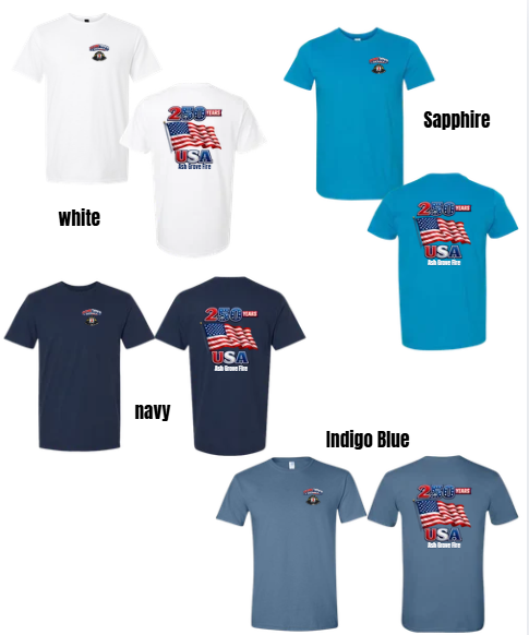 Ash Grove Fire celebrating 250 years USA shirt