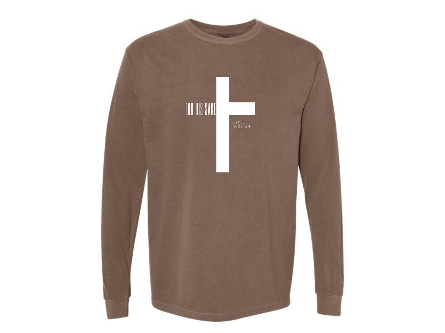 FOR HIS SAKE SLEEVE LONGE SHIRT COMFORT COLORS