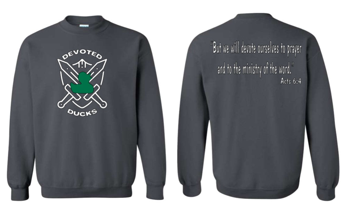 DEVOTED DUCKS CREWNECK SWEATSHIRT