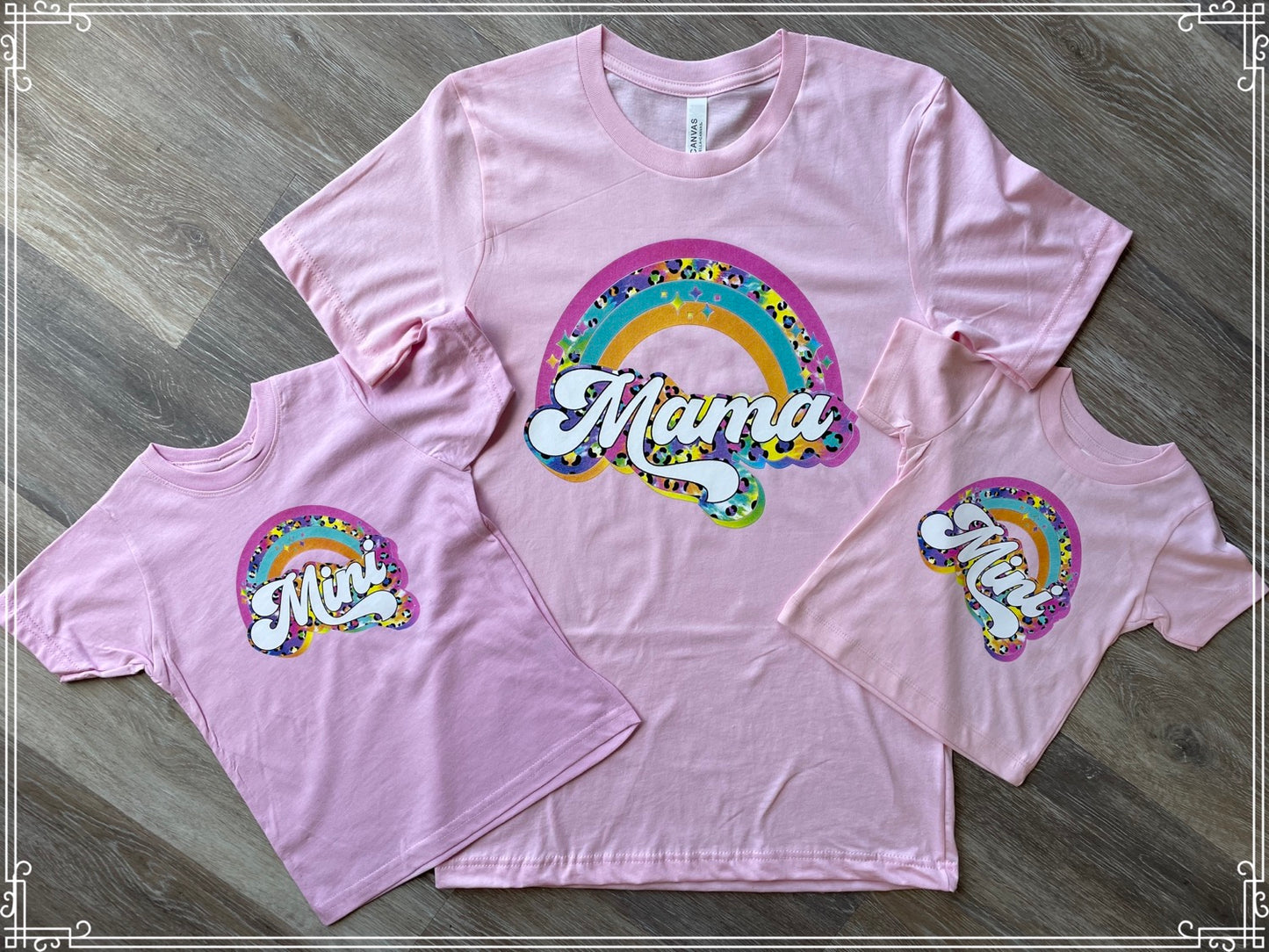 Mama & Mini Leopard Rainbow SET