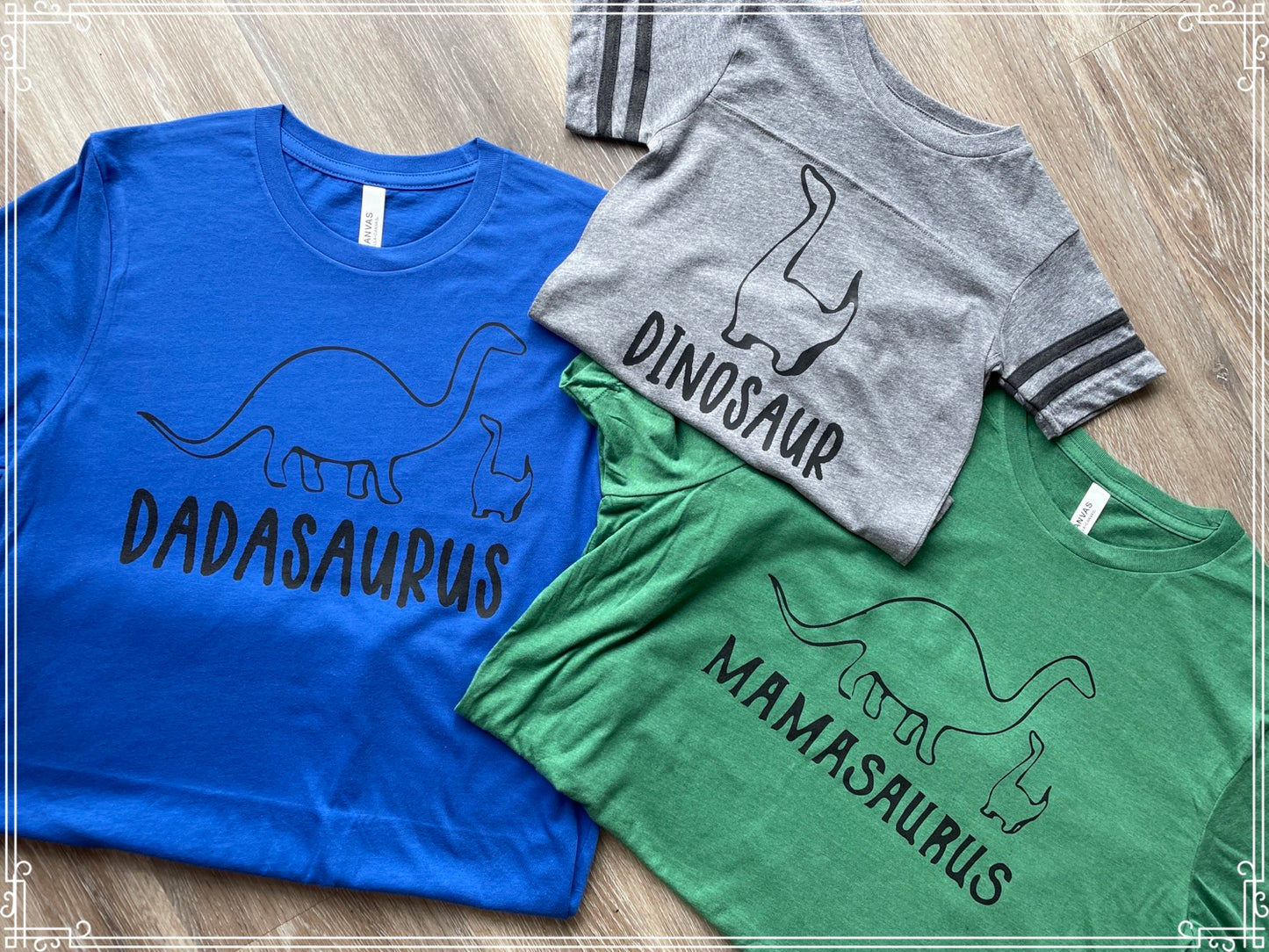 Dad, Mom, & Dinosaur Shirts Combo!!!