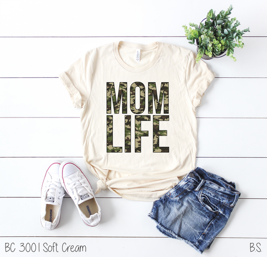 Camo Mom Life Tee