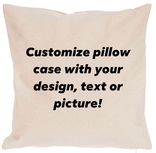 Customize pillow case 18x18