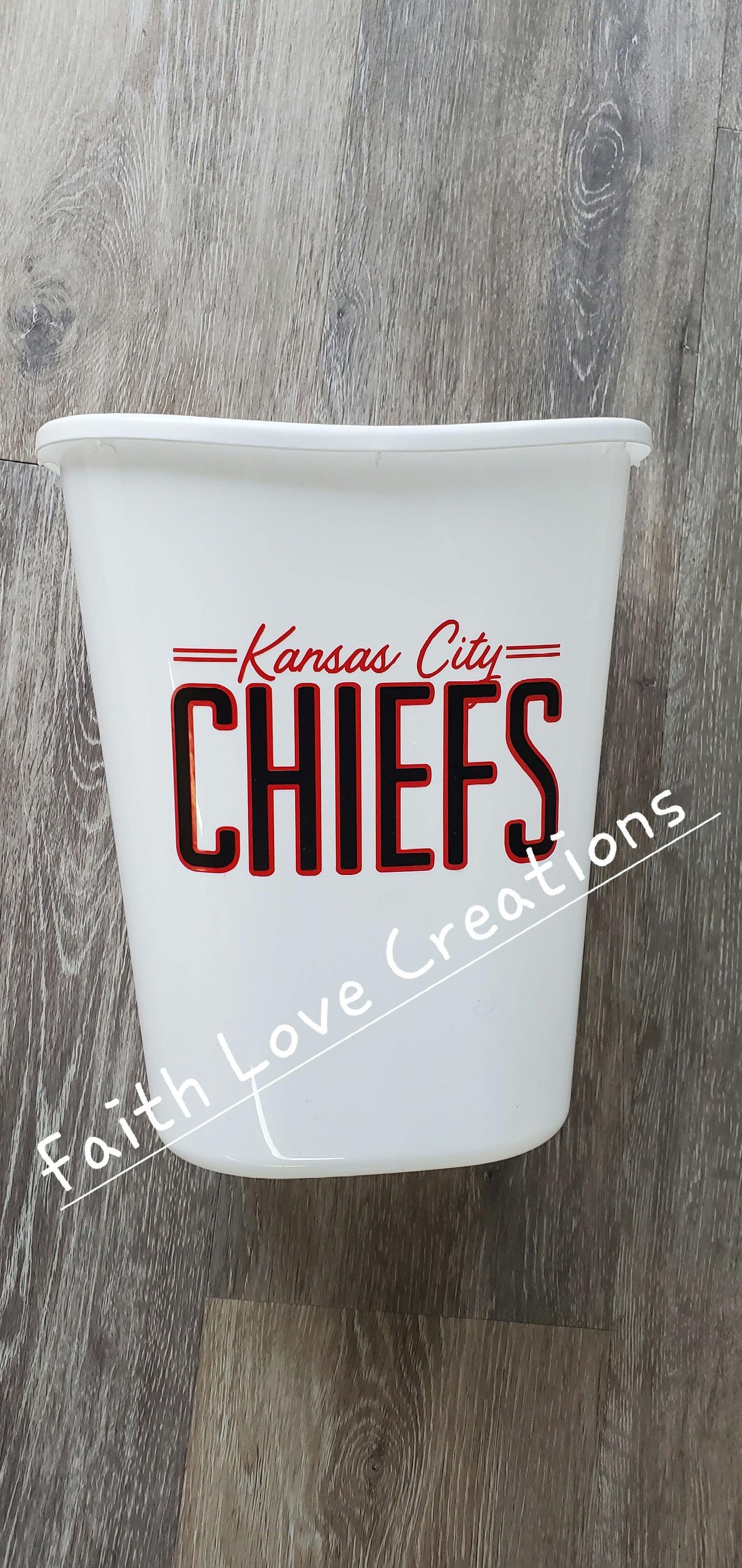 "Kansas City Chiefs" trash can