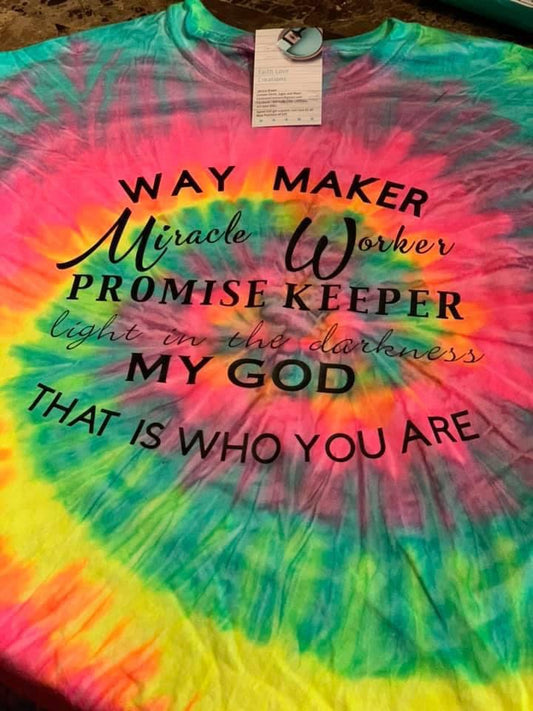 Tie dye Waker Maker shirt