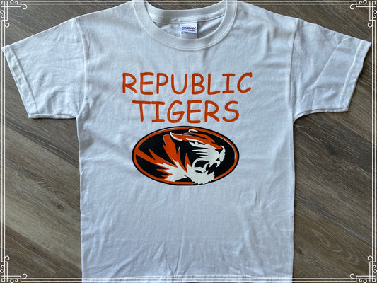 Republic Tigers w/child’s name on back