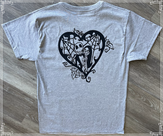 Nightmare before Christmas heart tee