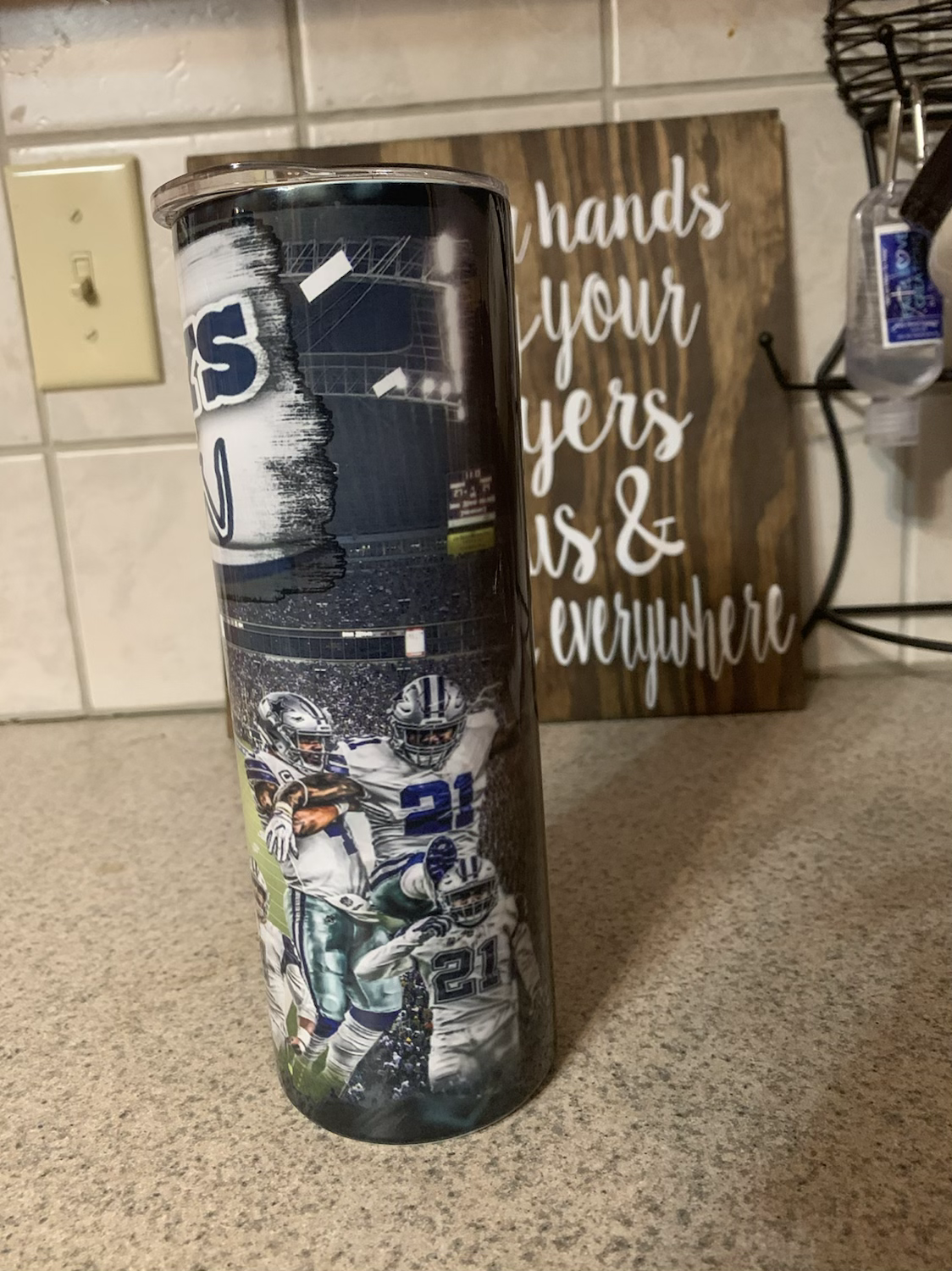 Cowboys tumbler 20 oz