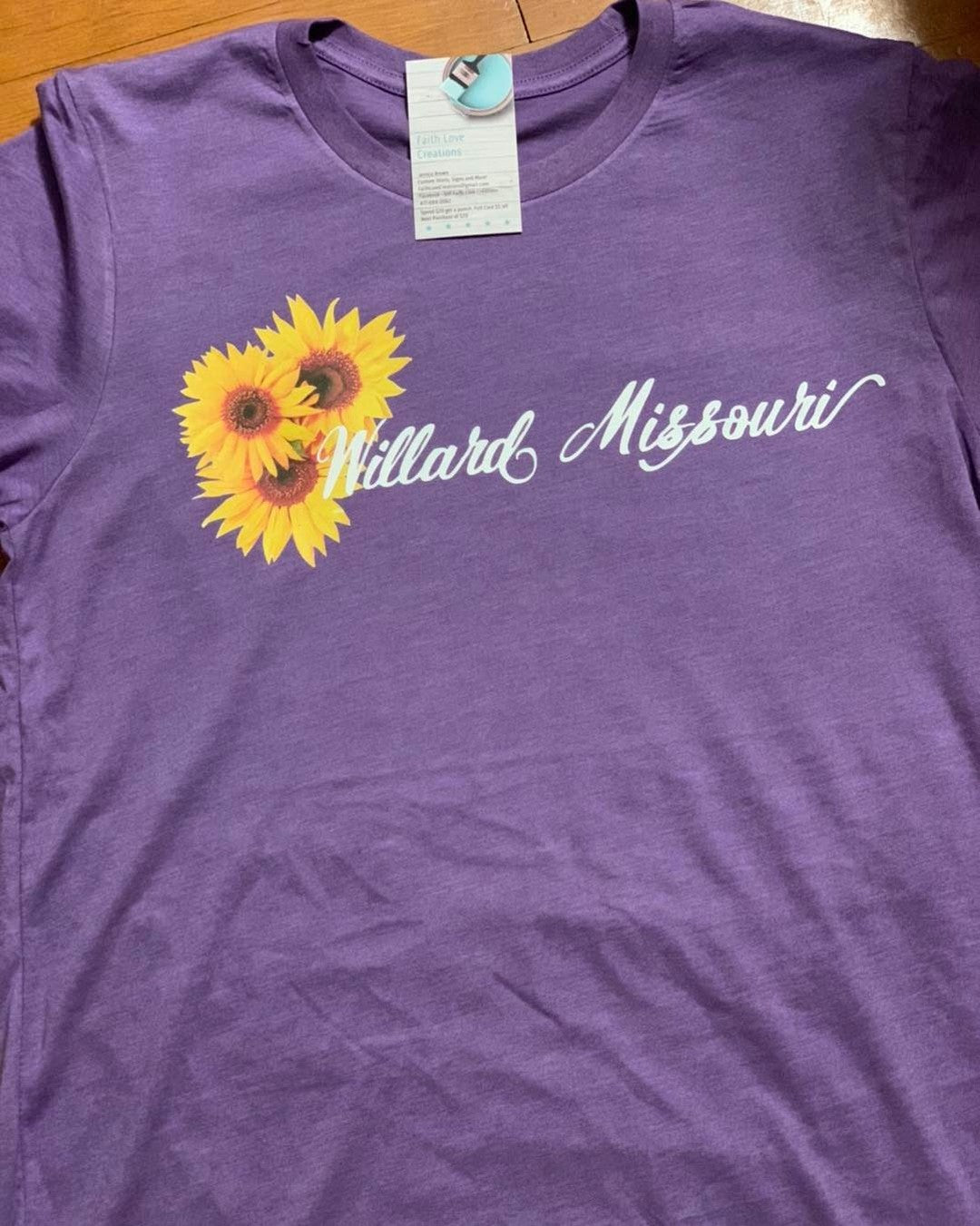 Willard Missouri Sunflower Tee